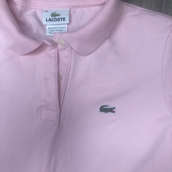 Lacoste Tops - Lacoste Collared Polo shirt size 38 like new